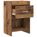 vidaXL Éjjeliszekrények 2 pcs Antik Fa 40 x 30 x 60 cm Szerelt Fa