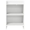 vidaXL Éjjeliszekrények 2 pcs Fehér 40 x 30 x 60 cm Szerelt Fa