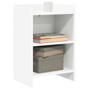 vidaXL Éjjeliszekrények 2 pcs Fehér 40 x 30 x 60 cm Szerelt Fa