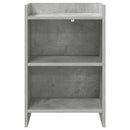 vidaXL Éjjeliszekrények 2 pcs Betonszürke 40 x 30 x 60 cm Szerelt Fa