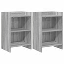 vidaXL Éjjeliszekrények 2 pcs Szürke Sonoma 40 x 30 x 60 cm Szerelt Fa