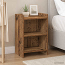 vidaXL Éjjeliszekrények 2 db Antik Fa 40 x 30 x 60 cm Szerelt Fa