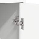 vidaXL Éjjeliszekrények 2 pcs Fehér 40 x 30 x 60 cm Szerelt Fa