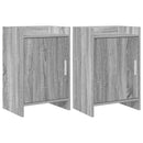 vidaXL Éjjeliszekrények 2 pcs Szürke Sonoma 40 x 30 x 60 cm Szerelt Fa