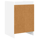vidaXL Éjjeliszekrények 2 pcs Fehér 40 x 36 x 60 cm Szerelt Fa