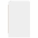 vidaXL Éjjeliszekrények 2 pcs Fehér 40 x 36 x 60 cm Szerelt Fa