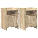 vidaXL Éjjeliszekrények 2 pcs Sonoma Tölgy 40 x 36 x 60 cm Szerelt Fa