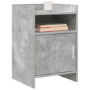 vidaXL Éjjeliszekrények 2 pcs Betonszürke 40 x 36 x 60 cm Szerelt Fa