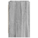 vidaXL Éjjeliszekrények 2 pcs Szürke Sonoma 40 x 36 x 60 cm Szerelt Fa