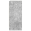 vidaXL Széf Betonszürke 40 x 36 x 80 cm Szerelt Fa