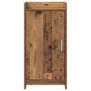 vidaXL Széf Antik Fa 40 x 36 x 80 cm Szerelt Fa