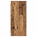 vidaXL Széf Antik Fa 40 x 36 x 80 cm Szerelt Fa