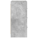 vidaXL Széf Betonszürke 40 x 36 x 80 cm Szerelt Fa