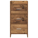 vidaXL Széf Antik Fa 40 x 36 x 80 cm Szerelt Fa