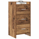 vidaXL Széf Antik Fa 40 x 36 x 80 cm Szerelt Fa