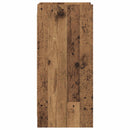vidaXL Széf Antik Fa 40 x 36 x 80 cm Szerelt Fa