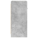 vidaXL Széf Betonszürke 40 x 36 x 80 cm Szerelt Fa