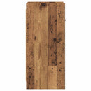 vidaXL Széf Antik Fa 40 x 36 x 80 cm Szerelt Fa