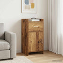 vidaXL Széf Antik Fa 40 x 36 x 80 cm Szerelt Fa