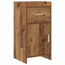 vidaXL Széf Antik Fa 40 x 36 x 80 cm Szerelt Fa