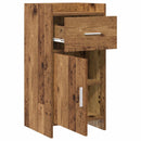 vidaXL Széf Antik Fa 40 x 36 x 80 cm Szerelt Fa
