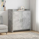 vidaXL Széf Betonszürke 72 x 36 x 80 cm Szerelt Fa