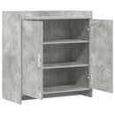 vidaXL Széf Betonszürke 72 x 36 x 80 cm Szerelt Fa