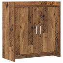 vidaXL Széf Antik Fa 72 x 36 x 80 cm Szerelt Fa