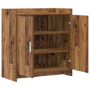 vidaXL Széf Antik Fa 72 x 36 x 80 cm Szerelt Fa