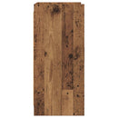 vidaXL Széf Antik Fa 72 x 36 x 80 cm Szerelt Fa