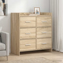 vidaXL Széf Sonoma Tölgy 75 x 33 x 80 cm Szerelt Fa