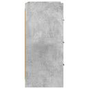 vidaXL Széf Betonszürke 75 x 33 x 80 cm Szerelt Fa