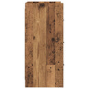 vidaXL Széf Antik Fa 75 x 33 x 80 cm Szerelt Fa