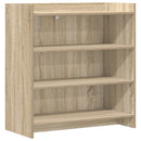 vidaXL Széf Sonoma Tölgy 75 x 36 x 80 cm Szerelt Fa