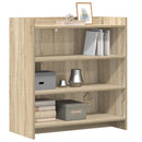 vidaXL Széf Sonoma Tölgy 75 x 36 x 80 cm Szerelt Fa