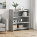 vidaXL Széf Betonszürke 75 x 36 x 80 cm Szerelt Fa