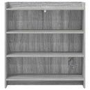 vidaXL Széf Szürke Sonoma 75 x 36 x 80 cm Szerelt Fa