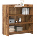 vidaXL Széf Antik Fa 75 x 36 x 80 cm Szerelt Fa