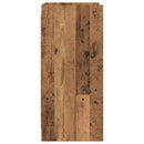 vidaXL Széf Antik Fa 75 x 36 x 80 cm Szerelt Fa