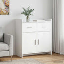 vidaXL Széf Fehér 75 x 36 x 80 cm Szerelt Fa
