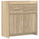 vidaXL Széf Sonoma Tölgy 75 x 36 x 80 cm Szerelt Fa