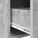 vidaXL Széf Betonszürke 75 x 36 x 80 cm Szerelt Fa