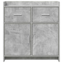 vidaXL Széf Betonszürke 75 x 36 x 80 cm Szerelt Fa
