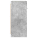 vidaXL Széf Betonszürke 75 x 36 x 80 cm Szerelt Fa