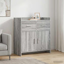 vidaXL Széf Szürke Sonoma 75 x 36 x 80 cm Szerelt Fa
