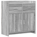 vidaXL Széf Szürke Sonoma 75 x 36 x 80 cm Szerelt Fa