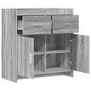vidaXL Széf Szürke Sonoma 75 x 36 x 80 cm Szerelt Fa