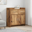 vidaXL Széf Antik Fa 75 x 36 x 80 cm Szerelt Fa
