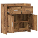 vidaXL Széf Antik Fa 75 x 36 x 80 cm Szerelt Fa