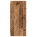vidaXL Széf Antik Fa 75 x 36 x 80 cm Szerelt Fa